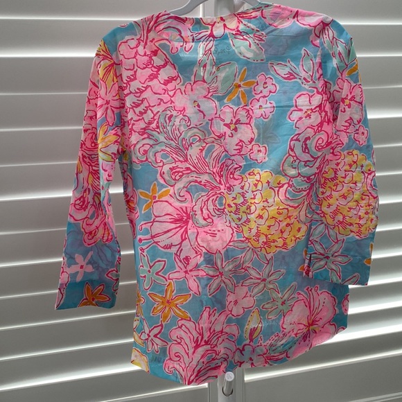 Lilly Pulitzer womens Amelia island Tunic size xs - Picture 2 of 11